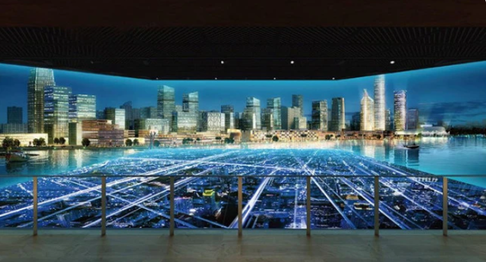 展會中的數字沙盤 數字內容制作服務賦能沉浸式展示新體驗